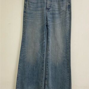 White House Black Market Light Blue Wide-Leg Jeans